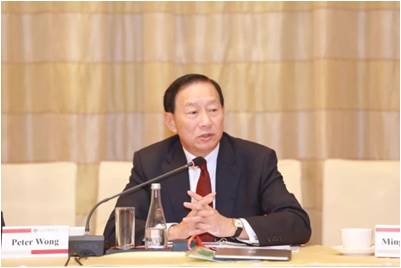 香港上海汇丰银行有限公司副主席兼行政总裁王冬胜先生发言